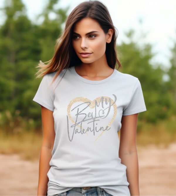 Be My Valentine Heart Tee,  Women's Valentine's Day Graphic Shirt