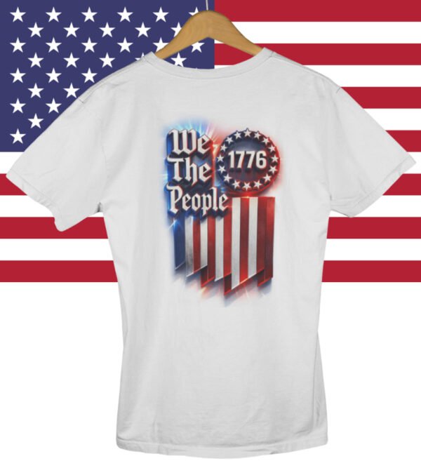 7 🎆 United We Celebrate, Presidents Day Unisex White Tee