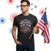 Presidents Day Patriotic Portraits Tee, Unisex T-Shirt