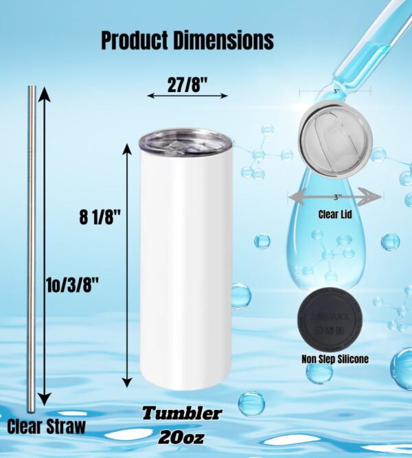 TUMBLERS (4) Valentine’s Day Stainless Steel Tumbler 20 oz, Hot & Cold Drinks