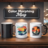 summer (1) Color Morphing Mug, Tropical Surf Heat-Activated Coffee Cup, Two different designs!!!
