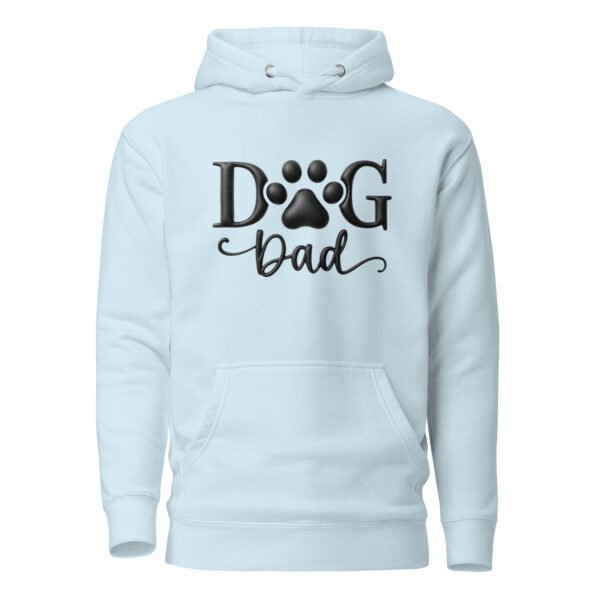 Dog Dad Streetwear Hoodie – Cozy Pullover for Men Who Love Their Dogs (Puff Print Effect)