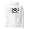 Dog Dad Streetwear Hoodie – Cozy Pullover for Men Who Love Their Dogs (Puff Print Effect)