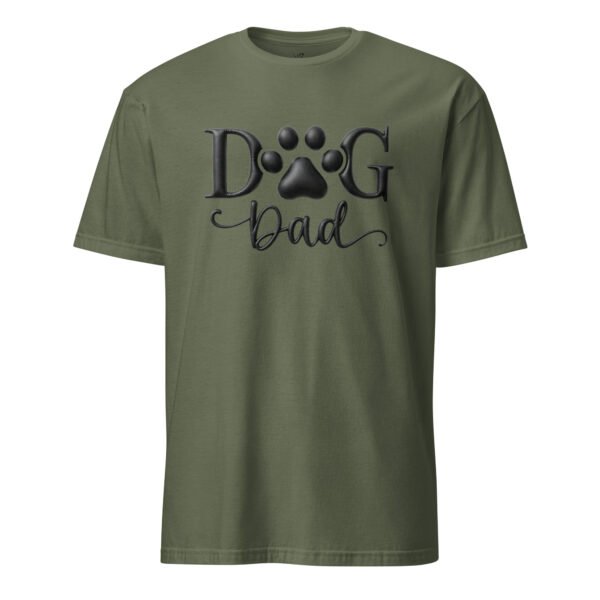 Dog Dad Essential Tee – Soft Cotton T-Shirt for Proud Dog Lovers (Puff Print Effect)