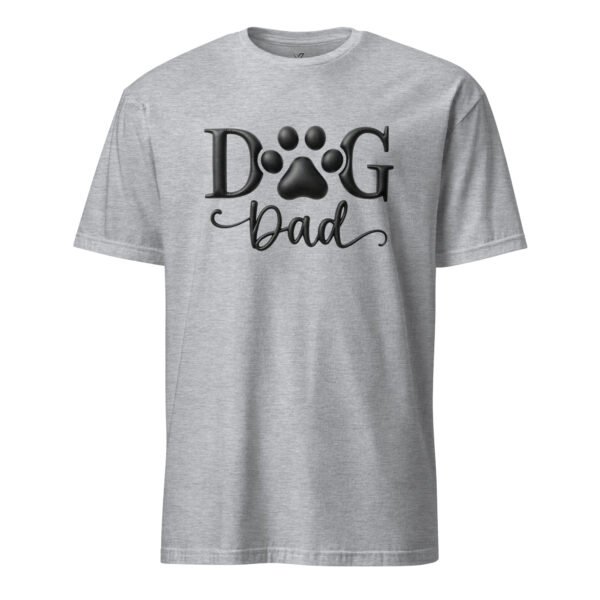 Dog Dad Essential Tee – Soft Cotton T-Shirt for Proud Dog Lovers (Puff Print Effect)
